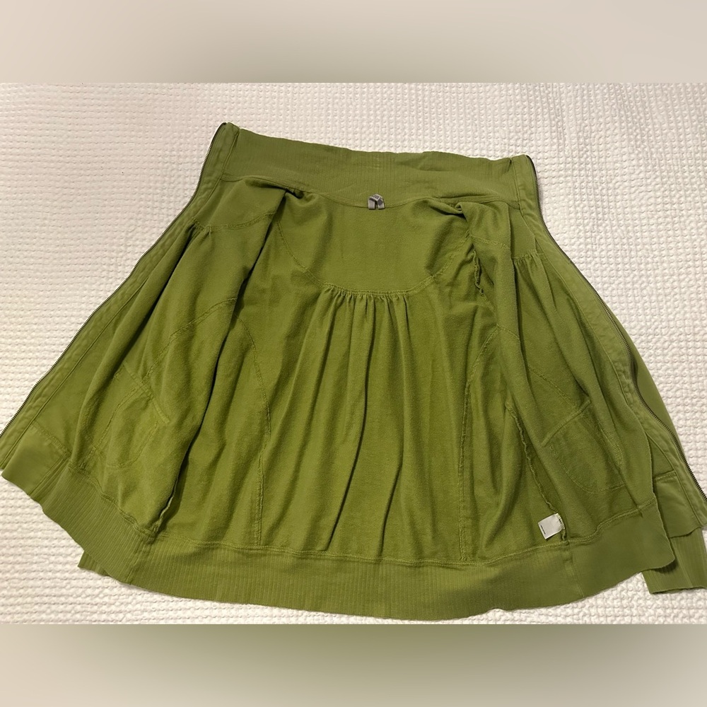 Caslon Jacket Women's Size 2XL Green Cotton Knit Full Zip Casual Layering - Picture 3 of 9